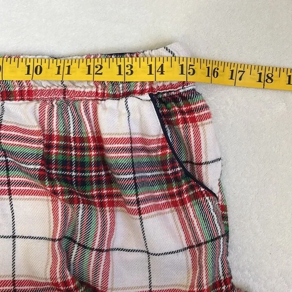 Aerie Women’s Flannel Ruffle Boxer Sleep Shorts Size Medium - Picture 5 of 6